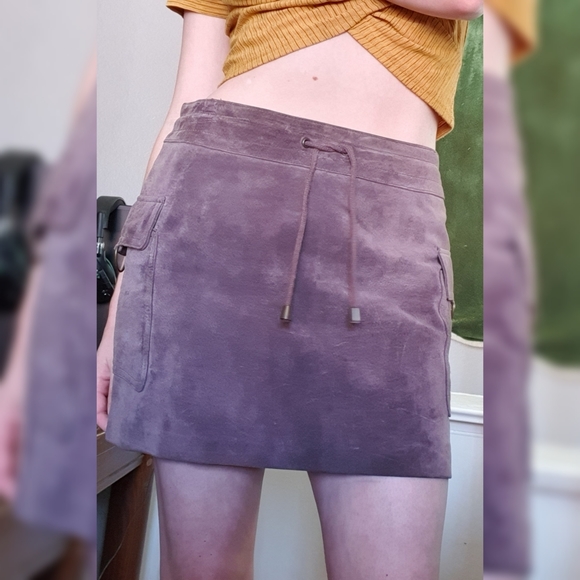 Wilsons Leather Dresses & Skirts - Wilson's Leather brown leather skirt